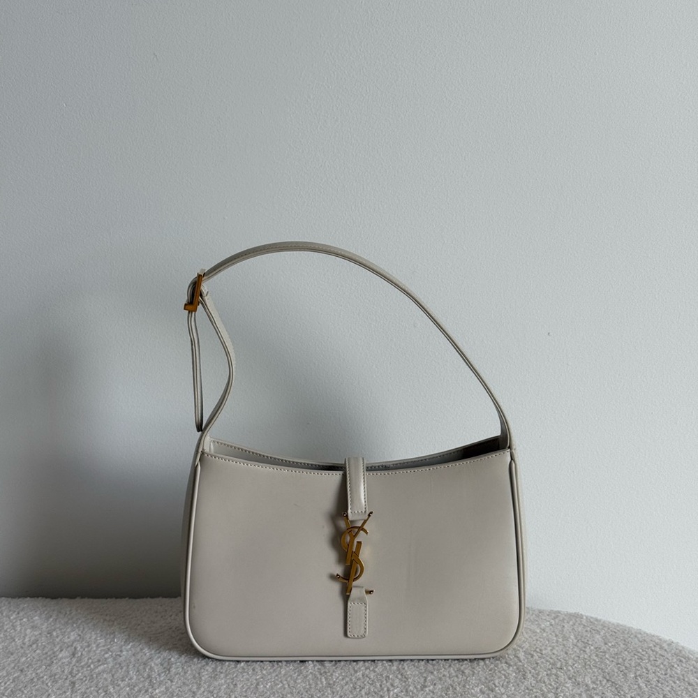 Yves Saint Laurent Cream Minimalist Shoulder Bag